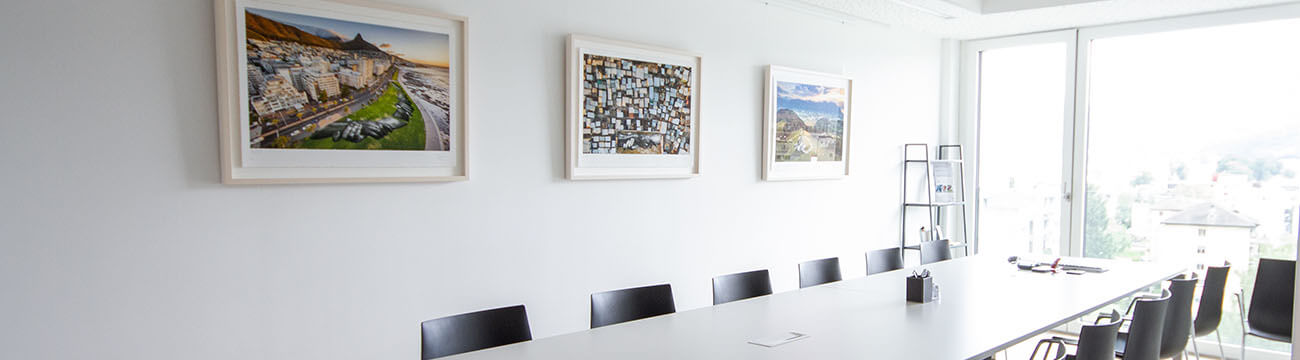 Salle de conférence de l'Étude Brêchet, avocat-notaire à Delémont